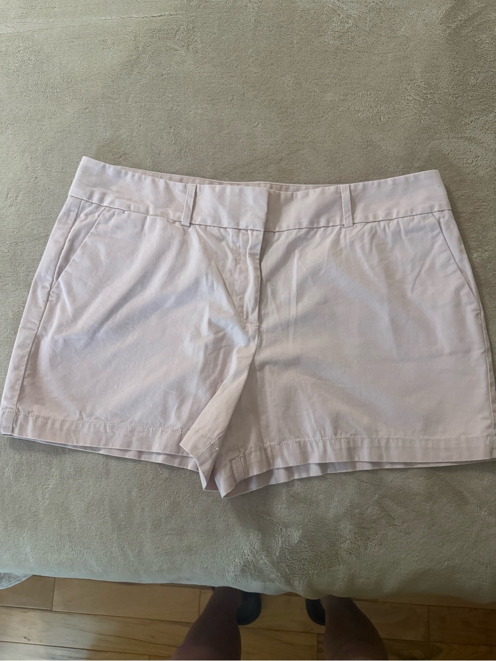 LOFT Pale Pink Chino Shorts
